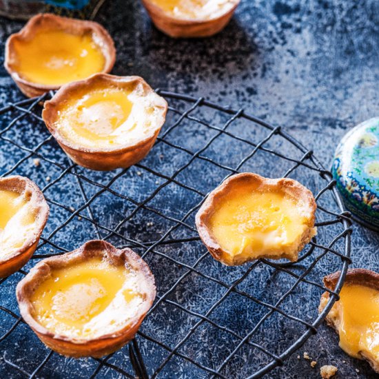 Chinese egg custard tarts recipe