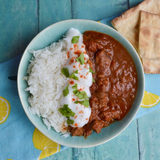 Beef Chilli with Rice