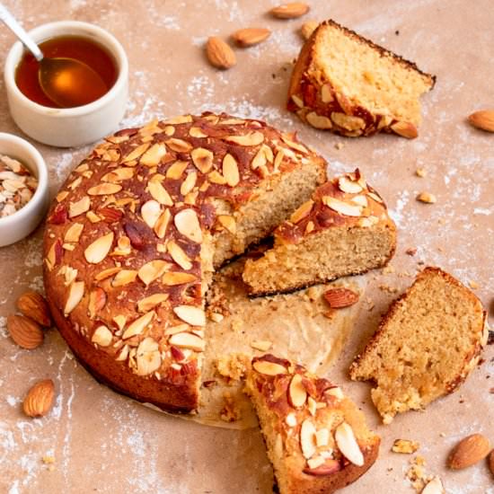 Easy Honey Almond Cake