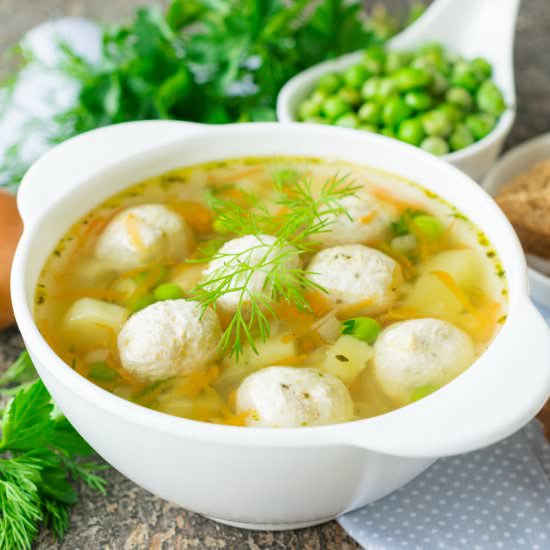 Diet Meatball Soup