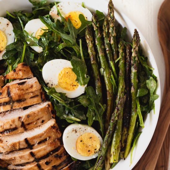 Grilled Asparagus Salad