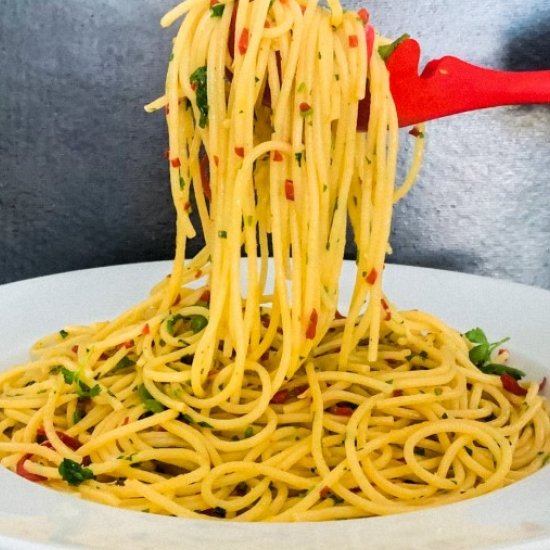 Spaghetti aglio olio