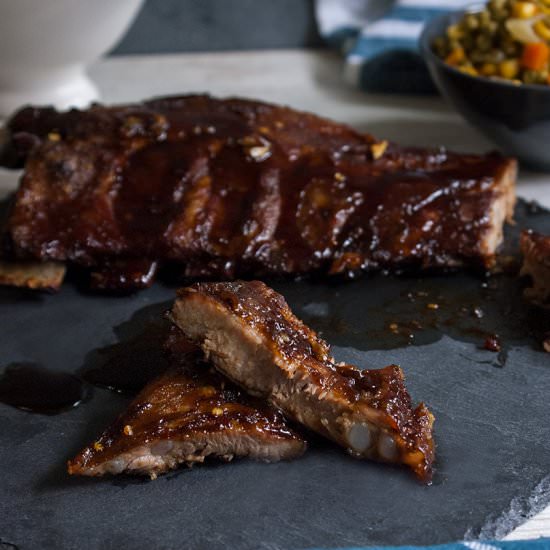 Oven Barbecue Spare Ribs