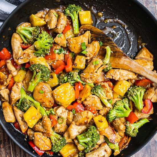 Pineapple Chicken Teriyaki Whole30