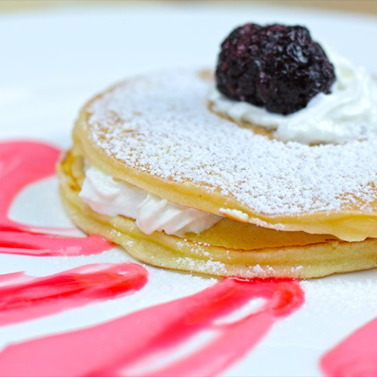 Black Raspberry Pancakes