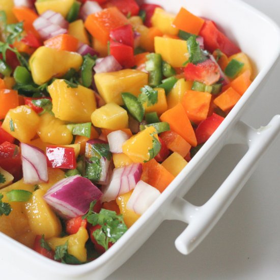 Simple Mango Salsa