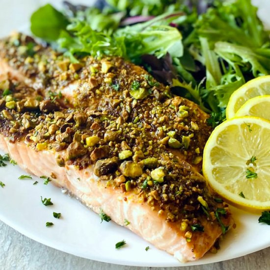 Pistachio Crusted Salmon