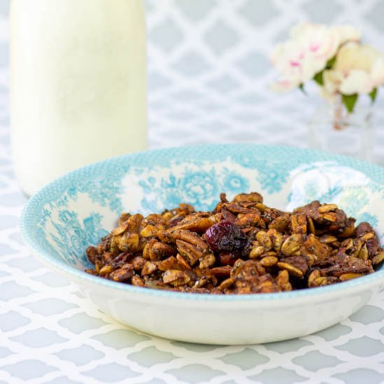 Pumpkin Spice Grain-Free Granola