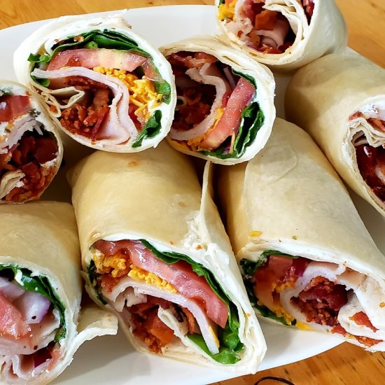 Turkey Club Wraps