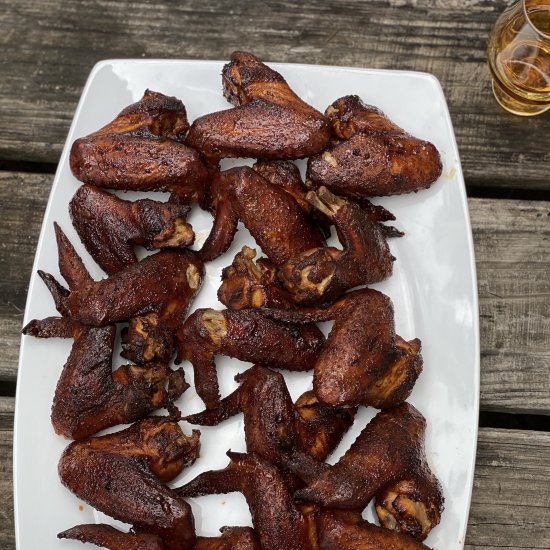 Spicy Smoked Chicken Wings