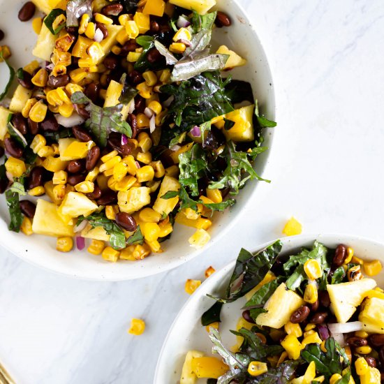 Spicy Corn Salad with Black Beans