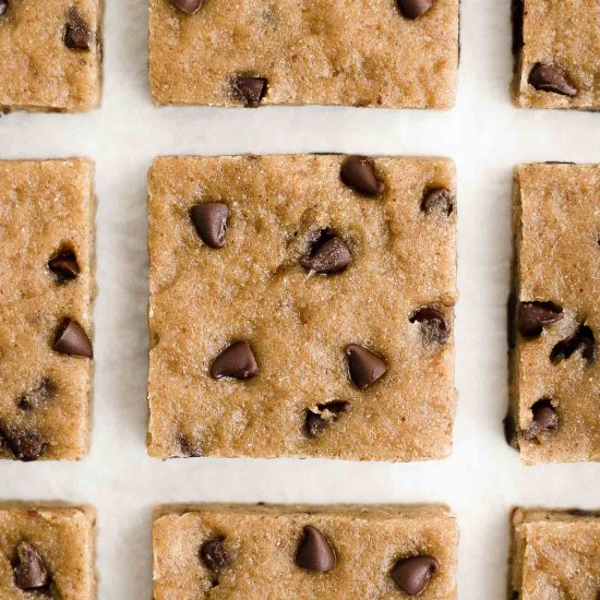 Flourless Almond Butter Cookie Bars