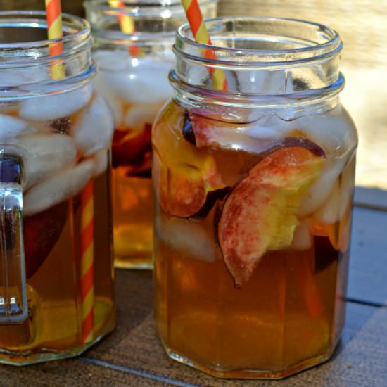 Fresh Peach Tea