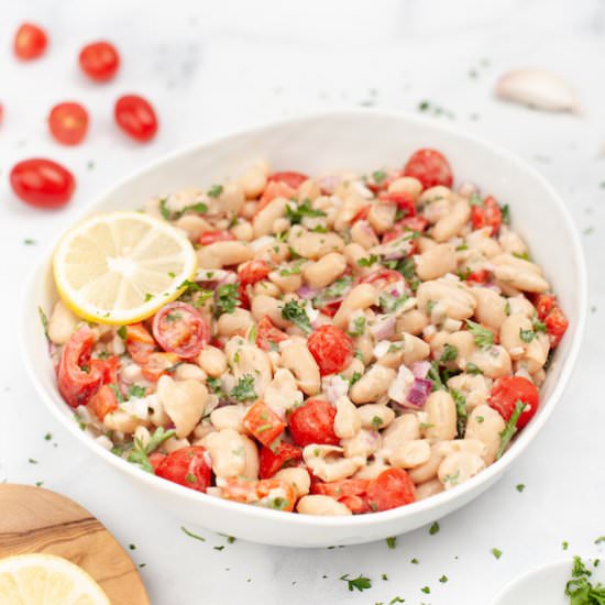 Mediterranean White Bean Salad