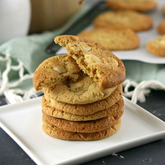 White Chocolate Macadamia Cookies