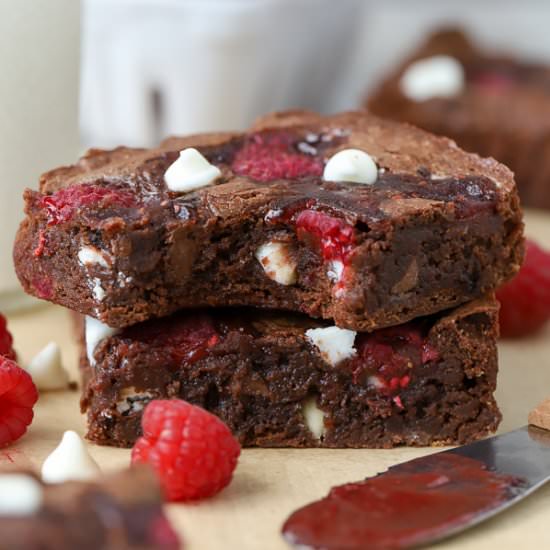 Raspberry Brownies