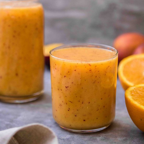 CBD Orange Peach Smoothie