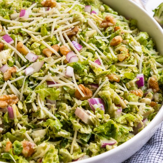 Shaved Brussels Sprout Salad