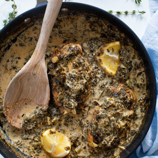 LEMON + HERB PARMESAN CHICKEN