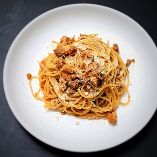 Spaghetti with Bolognese Sauce