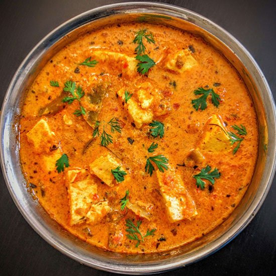 North India Special Shahi Paneer