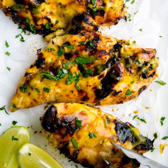 Grilled Mango Lime Chicken