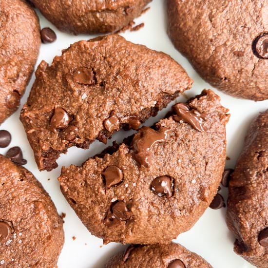 Healthy Double Chocolate Cookies