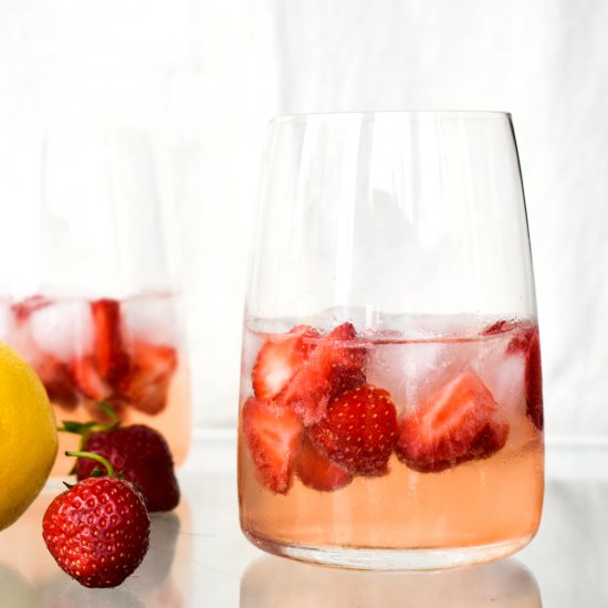 Strawberry Gin Summer Spritz