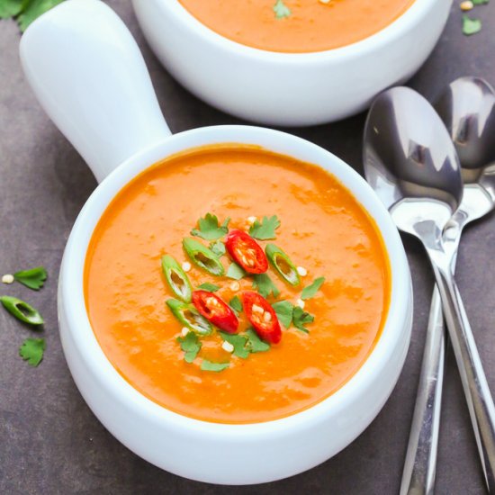 Spicy Thai Pumpkin Soup