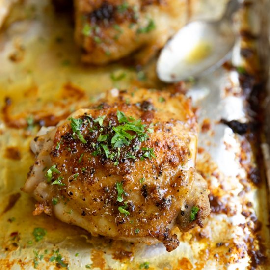 Baked Chicken Thighs