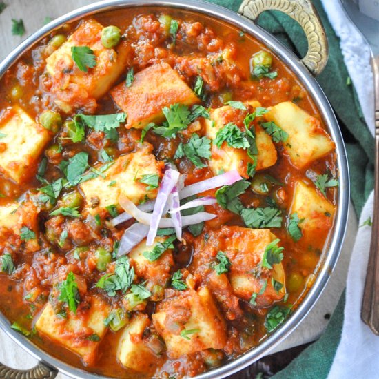 Matar Paneer