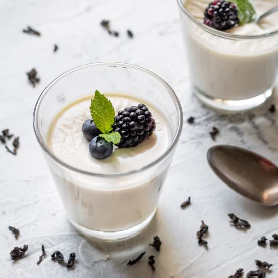 Oolong Panna Cotta