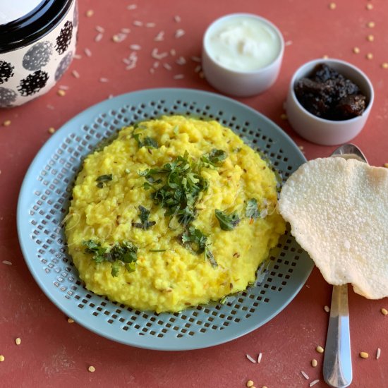 Yellow Moong Dal Khichdi