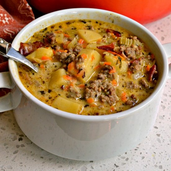 Cheeseburger Soup