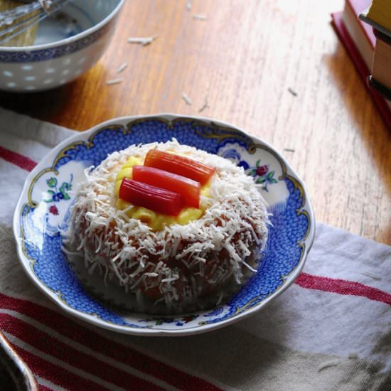 rhubarb cardamom skolebrod