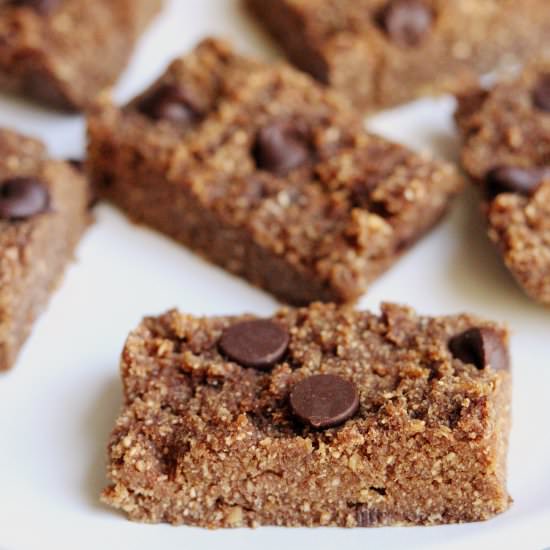 No Bake Banana Bread Blondies