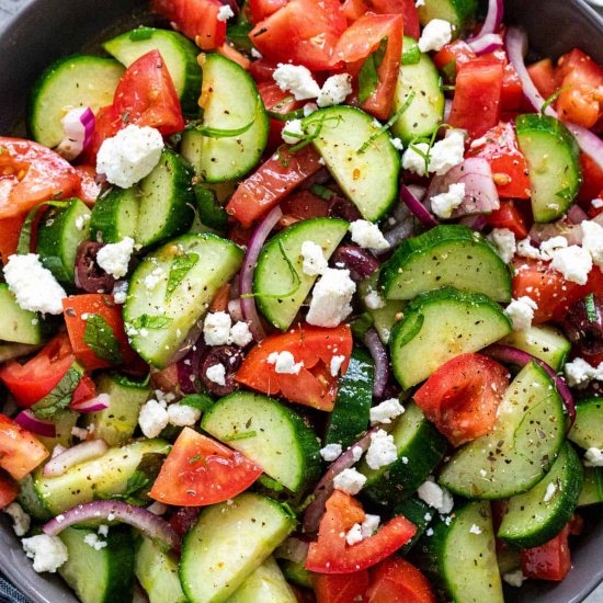 Cucumber Tomato Salad