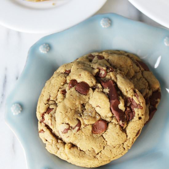 Vegan Carob Chip Cookies