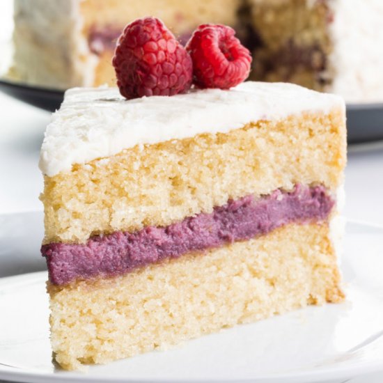 Raspberry Coconut Cake