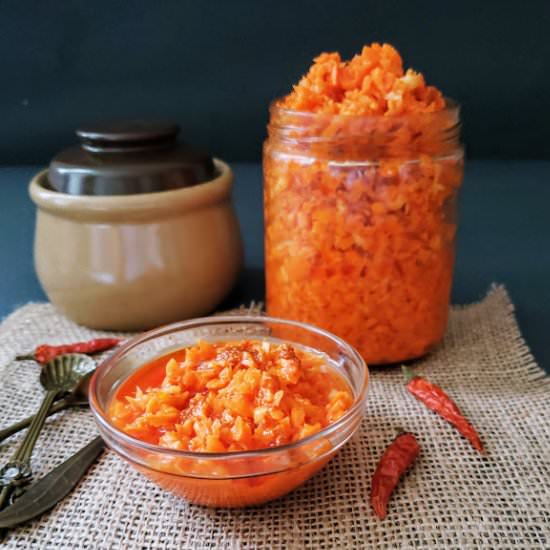 Carrot Ginger Pickle