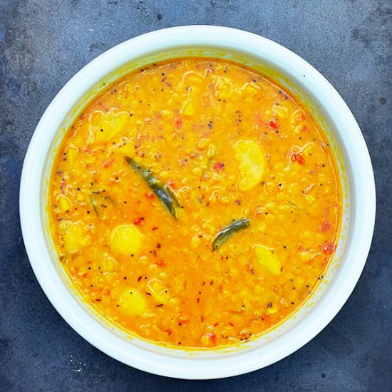 Toor Dal with Turnips