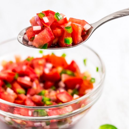 Fresh Homemade Tomato Salsa