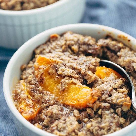 Summer Apricot Oatmeal Bake