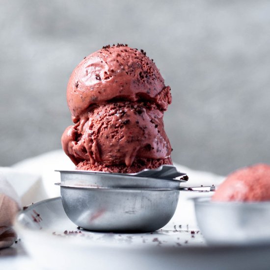 Red Velvet Brownie Ice Cream – Paleo