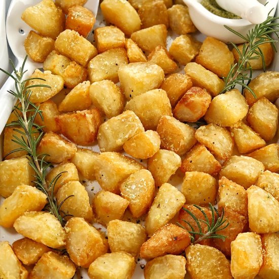 Parmentier Potatoes with Herb Salt