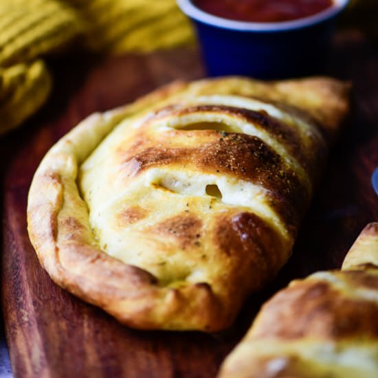 Turkey Pepperoni Calzone