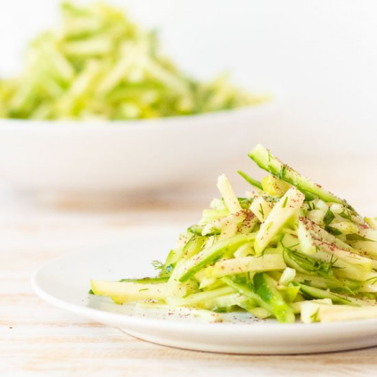 Georgian Cucumber and Apple Salad