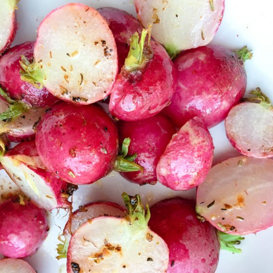 Sweet and Sexy Roasted Radish