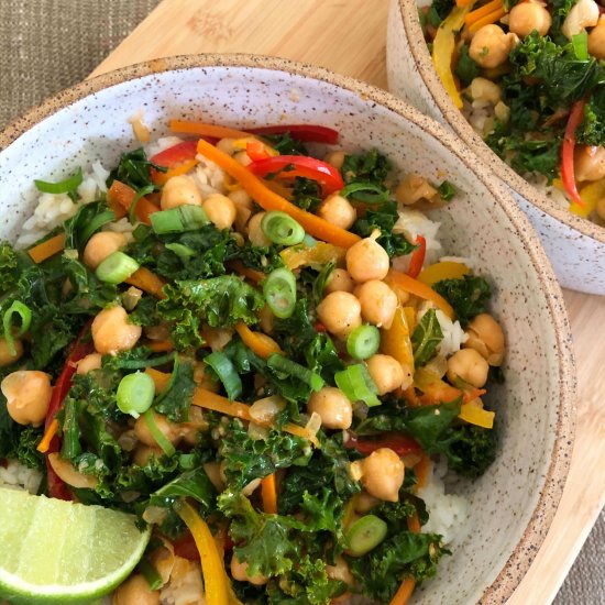 Chickpea Thai Red Curry