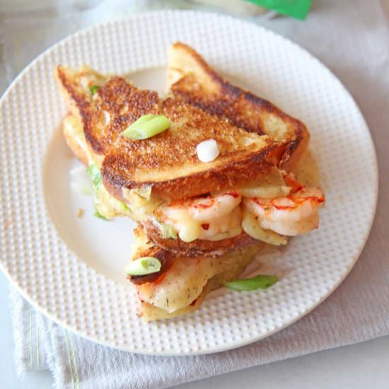 Shrimp and Havarti Grilled Cheese